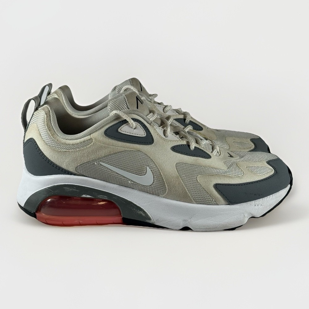 Nike Air Max 200 Women's Shoes Pure Platinum-White-Cool Grey AT6175-004‎ W087